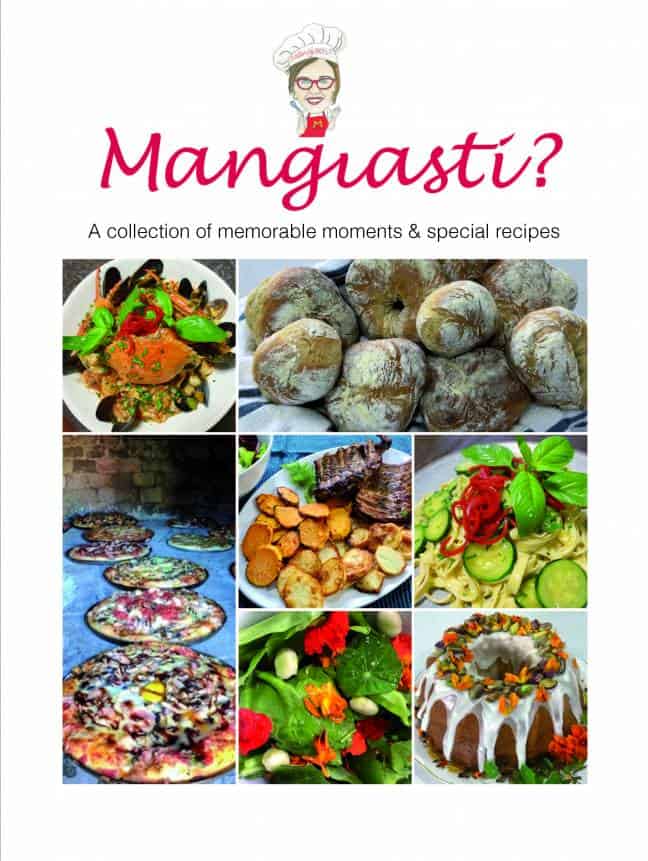 Mangiasti recipe book, book printing on demand melbourne, self publishing