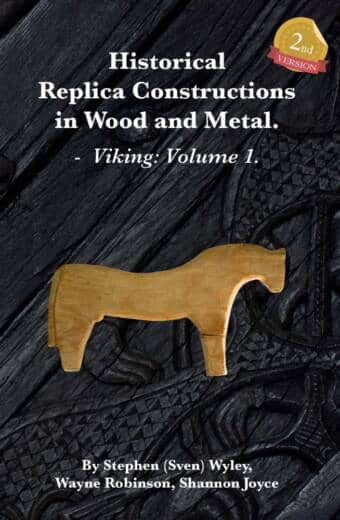 Viking wooden replicas book cover