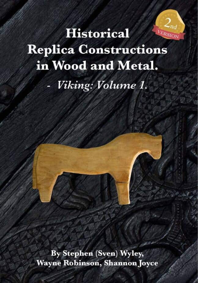 Viking wooden replicas book cover