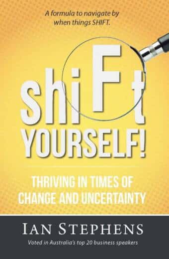 shiFt YOURSELF bookst cover by Intertype publish and print