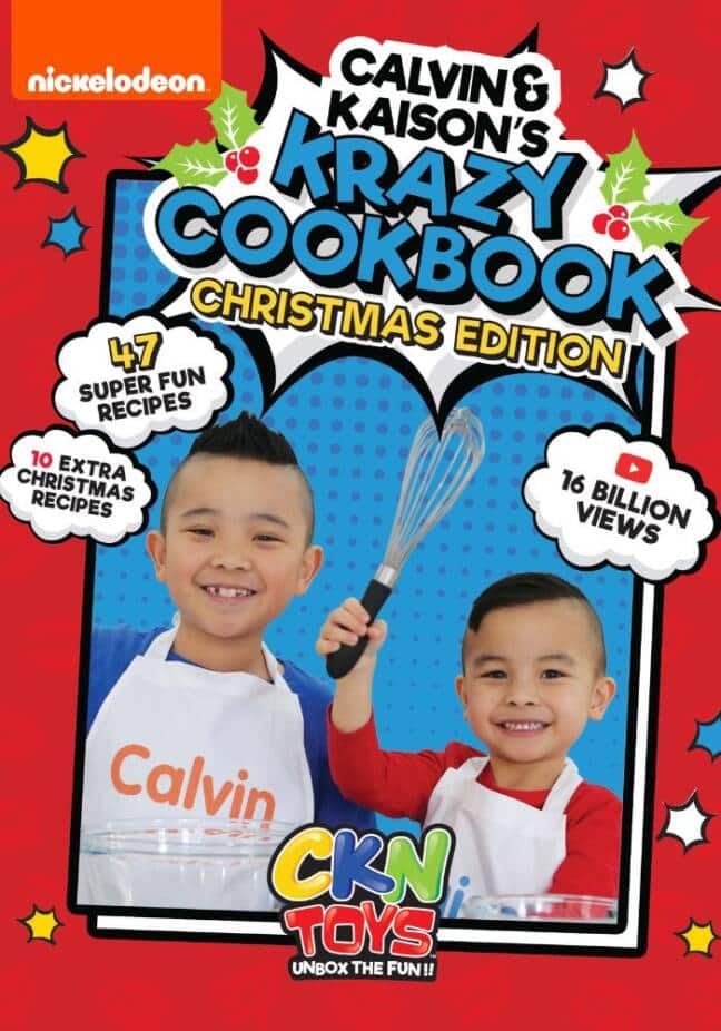 Calvin and Kaison's Christmas Cookbook cover by Intertype publish and print