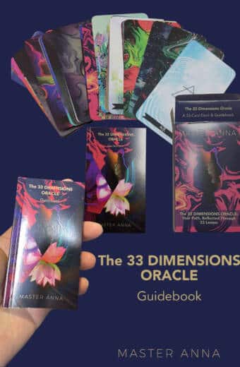 The 33 Dimensions Oracle Guidebook and Card Set
